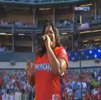 STAGE TUBE: GLEE's Riley Performs at All-Star Game